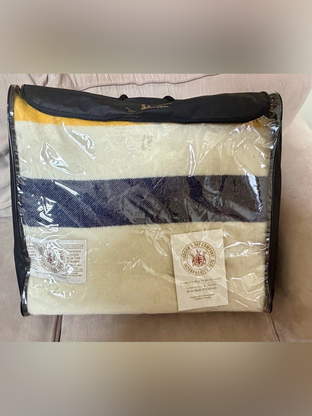 Authentic From The Bay Store! -King size 8 point Hudson's Bay Blanket